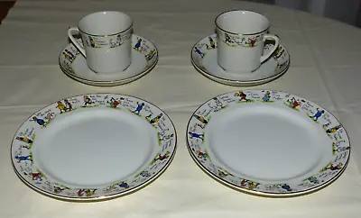 Buy BURSLEM Nursery Plate Cup Saucer Set China Vintage 2 Matching Sets Ideal TWINS • 11.04£