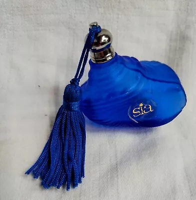Buy Vintage Sia Cobalt Blue Glass Perfume Bottle 2  • 10£