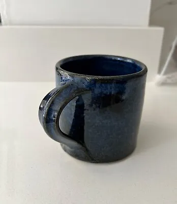 Buy Geoffrey Healy Pottery Ireland Handmade Hand Glazed BLUE MUG • 10£
