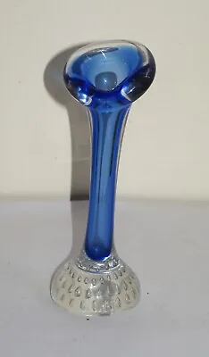 Buy Vintage Swedish ASEDA Glasbruk Cobalt Blue Bud Vase By Bo Borgstrom • 14£