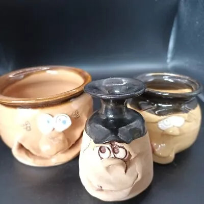 Buy Ugly Face Pots And Bud Vase. Funny Faces Pottery. Art Pottery. • 15£