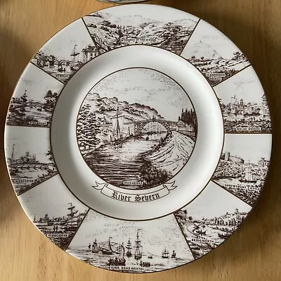Buy Coalport China Works Museum: River Severn Plate. Pristine Condition. • 7£