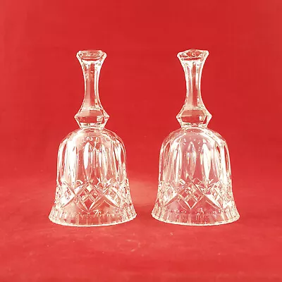 Buy Pair Of Vintage Crystal Glass Bells - OA 2585 • 25£