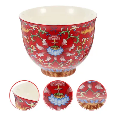 Buy  Ceramic Teaware Drinking Cups Chinese Teacups Lotus Flower Vintage Glass Baby • 14.84£