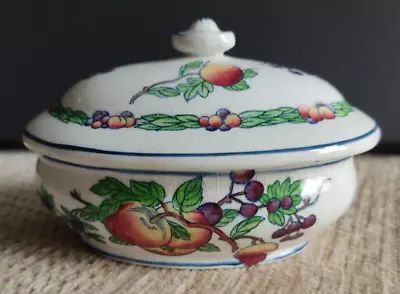 Buy Rare Antique Cetem Ware Small Trinket Box Fruit • 10£
