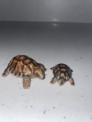 Buy 2 X Vintage Wade Tortoises - Approx 8 Cm Long And The Other 5cm • 5£