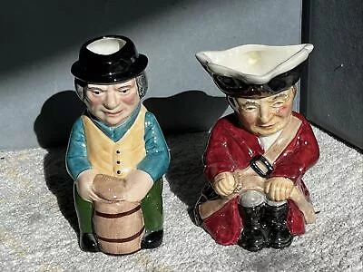 Buy ARTONE And ROY KIRKHAM POTTERY Small Toby Jugs - Cooper And Soldier • 9.90£