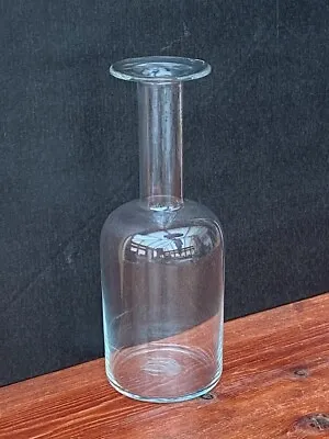 Buy Vintage Holmegaard Denmark Otto Brauer Gulvvase Clear Glass Vase  1960's • 36.99£