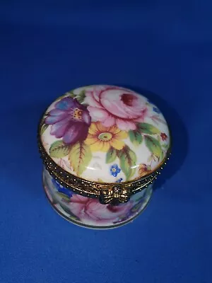 Buy Fenton Fine Bone China Trinket Box 80th Birthday Box - Floral • 12£