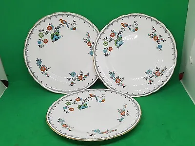 Buy 3 X Vintage Tuscan Plant Fine Bone China Bird Of Paradise 7  Side / Tea Plates • 16£