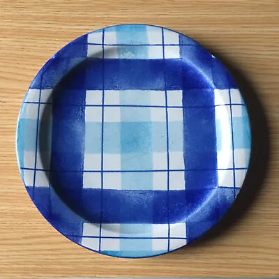 Buy ANTA Scotland Stoneware 10  Dinner Plate, Blue Tartan Glaze With Defects • 0.99£