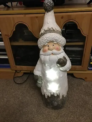 Buy Homeware Ceramic/pottery Light Up Christmas Ornament 2ft Tall • 19.99£