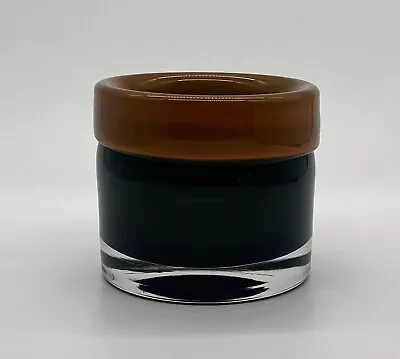 Buy Glas Bowl Object 12,2 CM Mid Century Art Glass Mouth-Blown Design • 129.47£