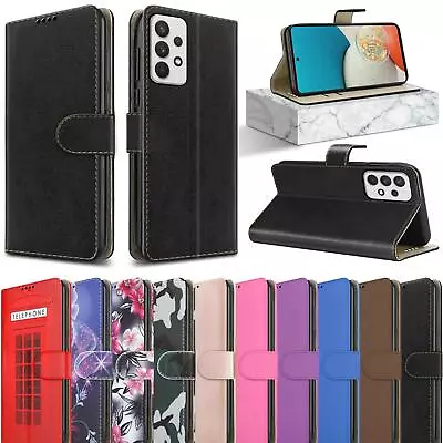 Buy For Samsung Galaxy A33 5G Case, Leather Wallet Magnetic Flip Stand Phone Cover • 5.45£
