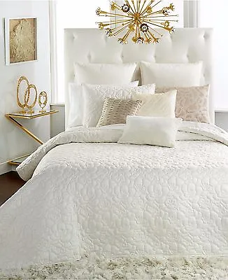 Buy INC International Concepts Delphine Faux Fur Decorative Pillow Ivory C5023 • 11.23£