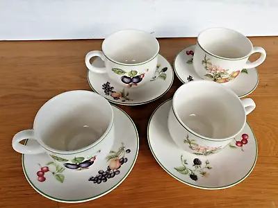 Buy 4 X St Michael Ashberry Cup And Saucer Set • 12£