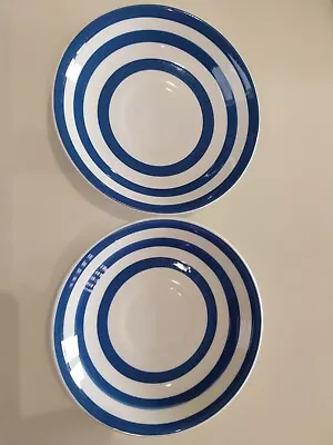 Buy Swinnerton Vintage Blue Stripe Small Plates/saucers X2, Very Good Condition  • 0.80£