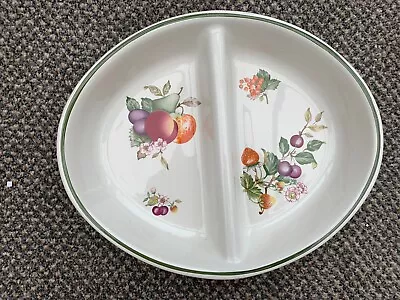 Buy Large 11  Johnson Bros FRESH FRUITS  Oval Divided  Serving Bowl Or Dish • 12£