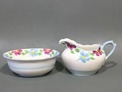 Buy Royal Albert Bone China Hand Painted Tea Cream Jug & Sugar Bowl • 14.95£