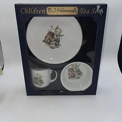 Buy M.J. Hummel Childrens Tea Set Germany 3 Pc Childrens Tea Set  Honey Lovers New • 12.69£