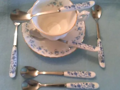 Buy 6 Attractive   Tea Spoons -  Good Match -Royal Albert  MEMORY LANE  Tableware • 8.99£