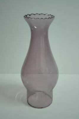Buy Amethyst Glass PIECRUST Oil Lamp Chimney - Fitter: 2 1/2  (6.2 Cm) • 33£