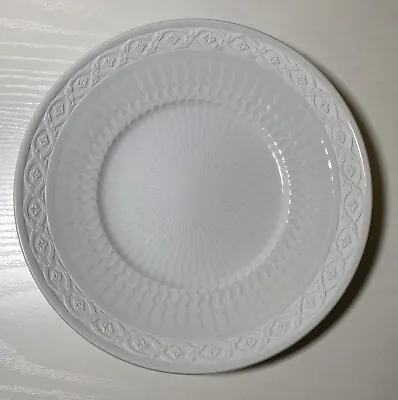Buy Royal Copenhagen White Fan Plate #619 Denmark Salad Dessert 7 3/4” VTG 1992-1999 • 38.35£