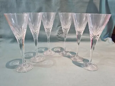 Buy Royal Doulton Set Of 6 Diana Crystal Cut Sherry Glass Discontinued Rare GC • 59.99£