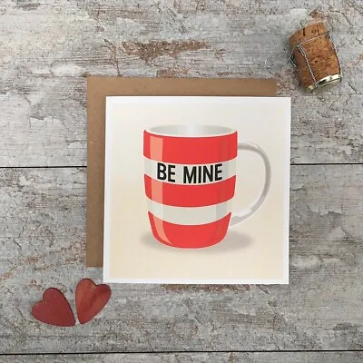 Buy Art Card - Cornish Ware 'Be Mine'  • 2.99£