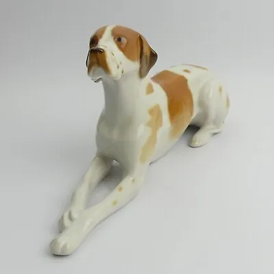 Buy A Fine Lomonosov Ussr Large Porcelain Pointer Dog Figurine • 60£