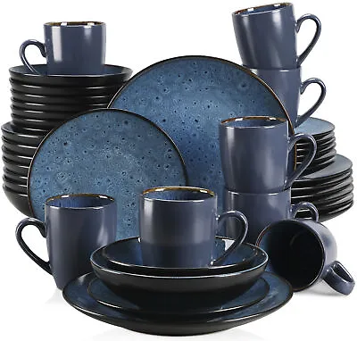 Buy Vancasso BUBBLE Dinner Set Stoneware Plates Bowls Set Tableware Dinner Service • 159.99£