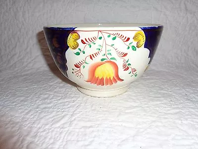 Buy Antique 19th.c Gaudy Welsh Hard Paste China Bellflower Pattern Bowl, 6-1/8  Dia. • 134.71£