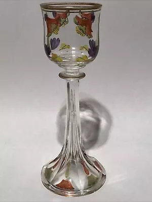 Buy Art Nouveau Jugendstil ? Ludwig Sutterlin Fritz Heckert Enamel Painted Glass • 91.25£