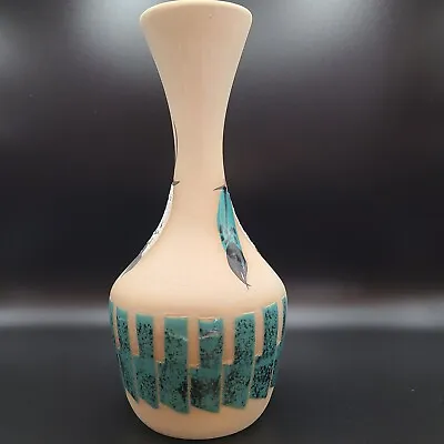Buy Marilyn Wiley Signed Art American Pottery 8   Vase Southwest Wedding  Feathers • 13.48£
