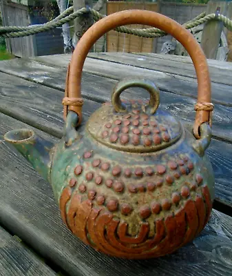 Buy Vintage Bernard Rooke Studio Pottery  Sculptural Teapot Wallwork • 49£