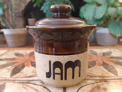 Buy Vintage John Hermansen Pottery Lidded Jam Pot Jar Conserve Kitchen Storage • 9£
