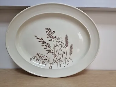 Buy Vintage J & G Meakin. Windswept  Oval Plate Serving Platter Grasses 35x28cm • 4.99£
