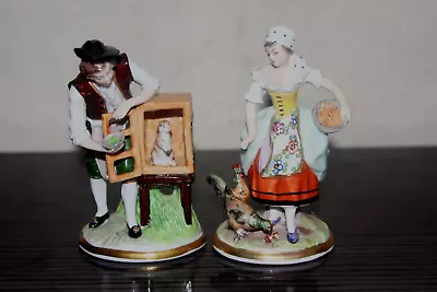 Buy Antique Pair Of Sitzendorf Porcelain Figures • 60£