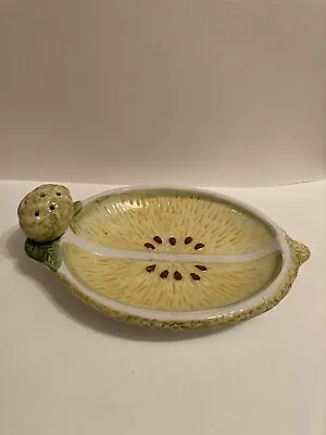 Buy Vintage Marco Polo Ceramic Soap Dish By D.Bassano 6233 Lemon Fruit Very Rare • 35£