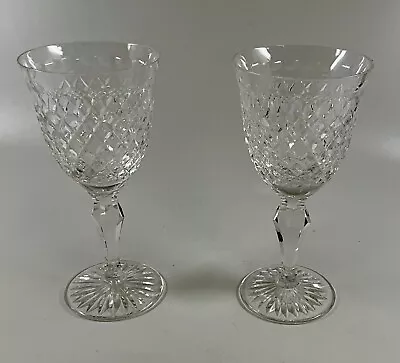 Buy Pair Vintage Stuart Crystal Hardwicke Wine Glasses Sh39 • 23.99£