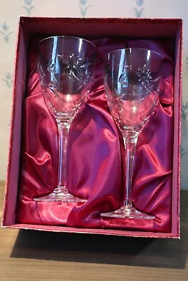 Buy 2  Jasmine  Wine Glasses 8.1/4  By Royal Doulton Unused+ Original Box + Labels • 72£