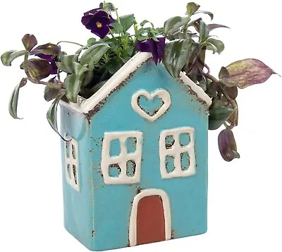 Buy Village Pottery Stoneware House Planter Small Plants Succulents Herbs Windowsill • 13.49£