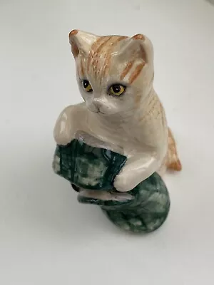Buy ROYAL DOULTON Cat, “New Toy” Approx 2 Inches • 10£