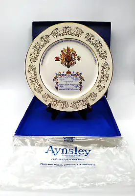 Buy Aynsley Royal Commemorative Plate Royal Wedding 1981 Charles & Diana. St Pauls. • 7.99£