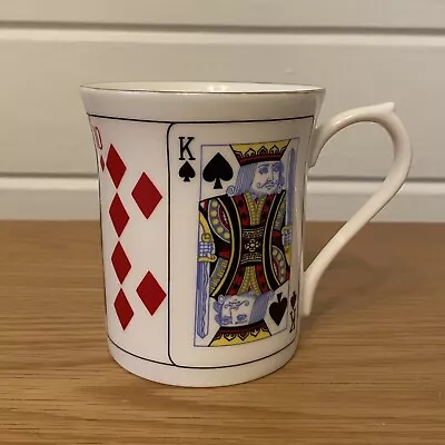 Buy Queens Fine Bone China Playing Cards Coffee Mug Cup • 5£