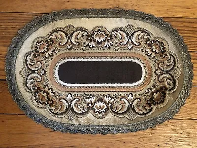 Buy Vintage Wedgewood Ambrose Art Linens 9x13 Oval Tableware Rug Doilie Placemat • 23.63£