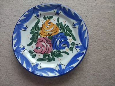 Buy Pottery Bold Floral Wall Plate 26cm Diameter - Portuguese • 7.99£