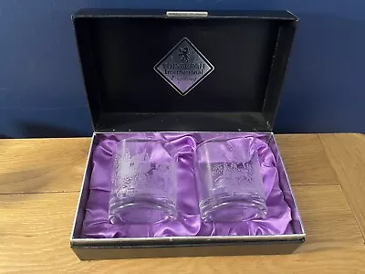 Buy Edinburgh International Engraving  Pair Of Whisky Glasses In Presentation Box • 35£