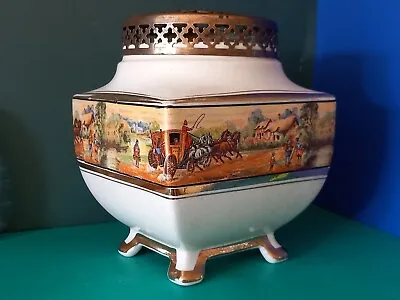 Buy NEWHALL HANLEY STAFFS POTTERY BOWL IN SHAKESPEARE'S TIME SCENES LIDDED 1930's • 24.99£