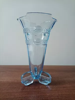 Buy Art Deco Blue Glass Vase  • 20£